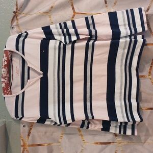 Tommy Hilfiger woman's striped long sleeve shirt XXL